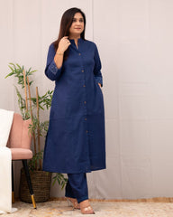 Beautiful Blue Rayon Kurta Set