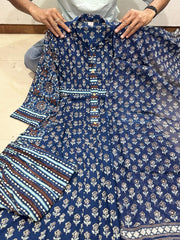 Beautiful Blue Printed Dupatta Set