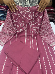 Beautiful Pink Cotton Co-Ord Set