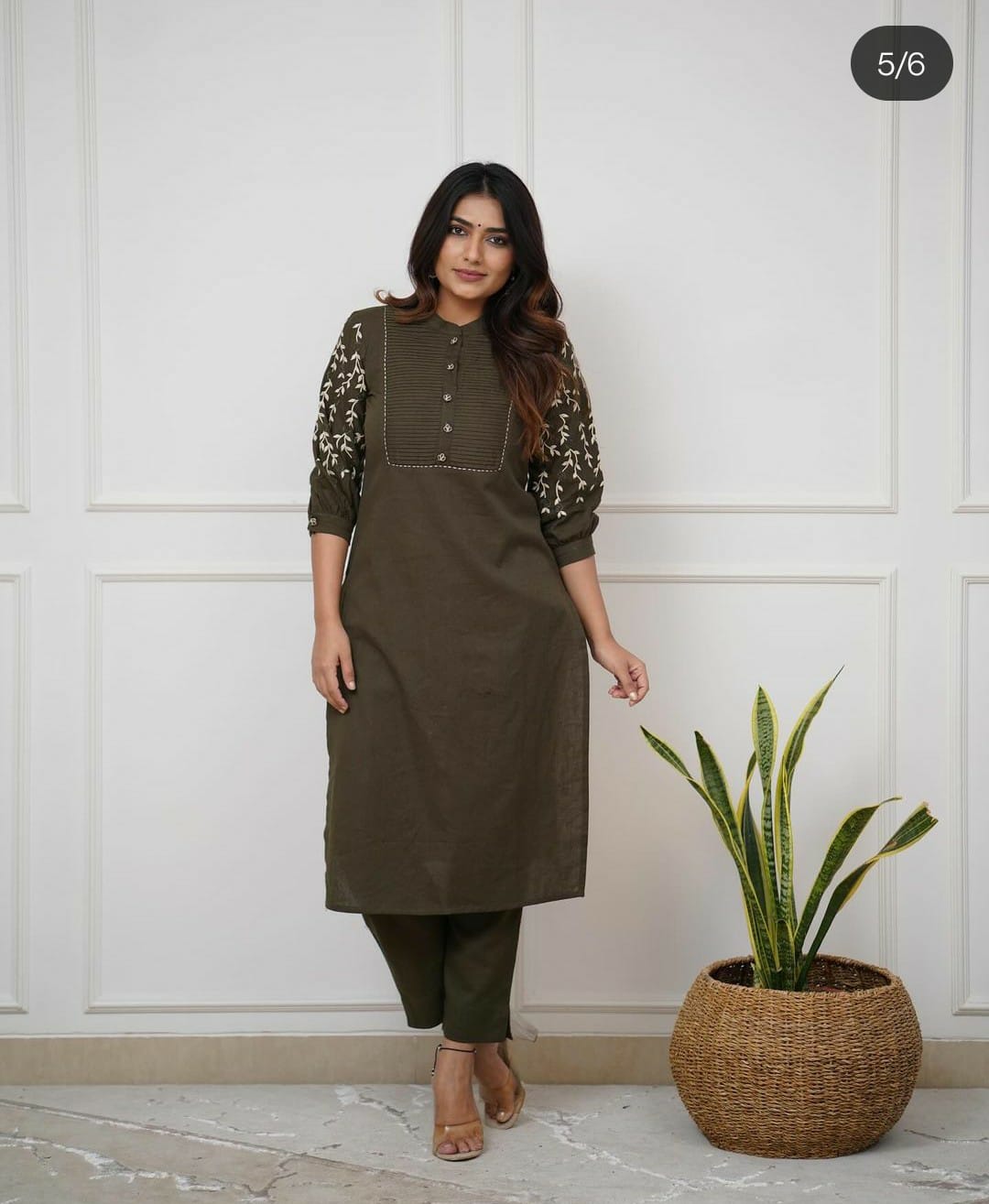 Beautiful Rayon Embroidery Kurta Set