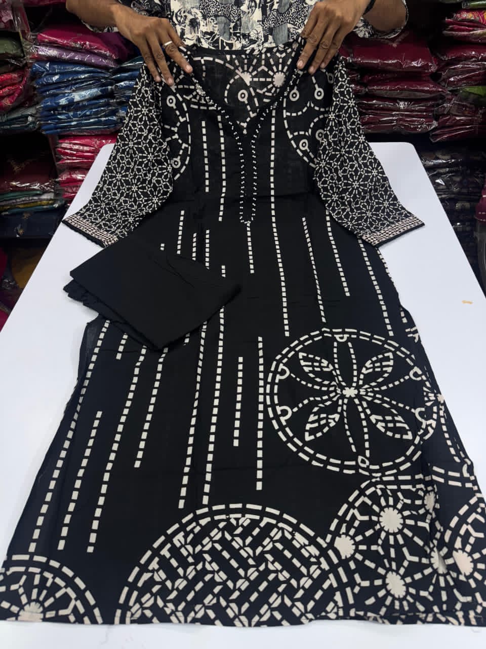 Beautiful Black Cotton Co-Ord Set