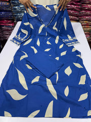 Beautiful Blue Cotton Co-Ord Set